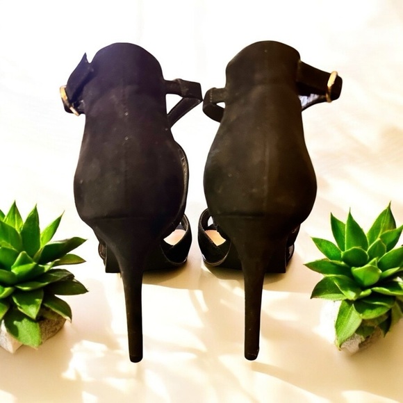 Kellie & KatieElegant Black Strappy Heels sz 9.5 nwob - Picture 3 of 3